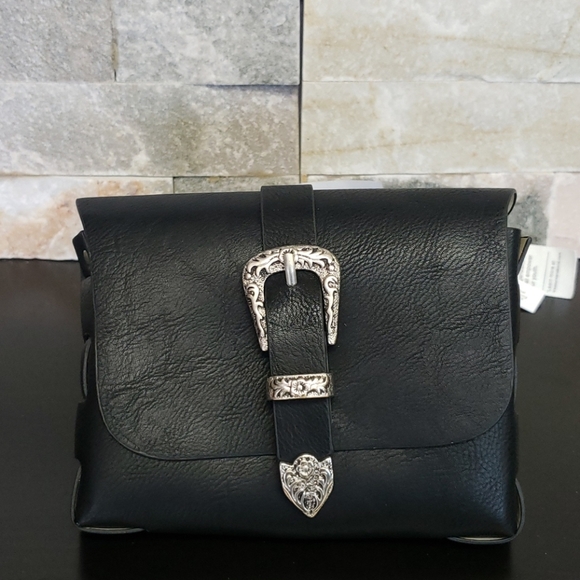 🎁 TREASURE & BOND Western Buckle Faux Leather Bel - Picture 7 of 10